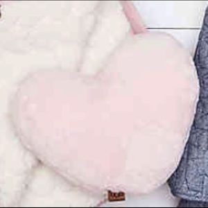 UGG Heart pillow New with tags